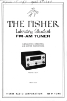 Fisher 80-T - Service Manual